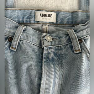 Agolde Sky Blue Denim Jeans